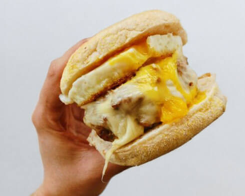 Fakeaway mcdonalds sausage egg mcmuffin