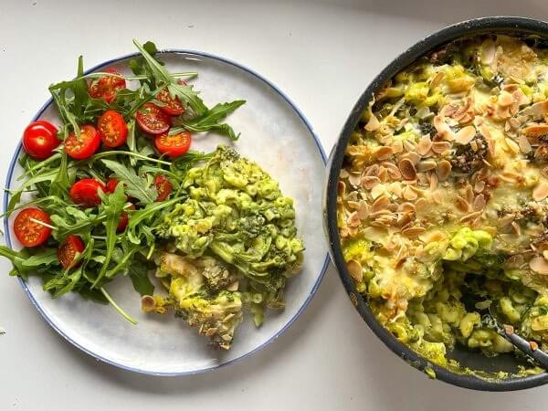 Green Protein Mac & Cheese
